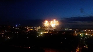 Feuerwerk im Kieler Hafen